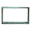 Uttermost Teo Coastal Solid Wood Console Table in Caribbean Blue-Green