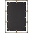 Uttermost Carrizo Rectangle Iron Metal and MDF Mirror in Gold/Bronze