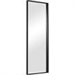 Uttermost Kahn Rectangular Oversized Iron Metal Mirror in Satin Black