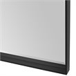 Uttermost Kahn Rectangular Oversized Iron Metal Mirror in Satin Black