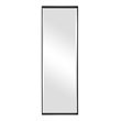 Uttermost Kahn Rectangular Oversized Iron Metal Mirror in Satin Black