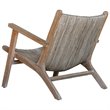 Uttermost Aegea Wood and Rattan Accent Chair in Natural/Light Gray