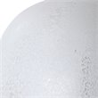 Uttermost Whiteout Mottled Glass and Fabric Table Lamp in Aged White