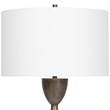 Uttermost Waller Handcrafted Steel and Cast Aluminum Table Lamp in White