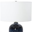 Uttermost Stargazer Steel and Glass Table Lamp in Cobalt Navy/White