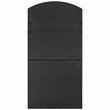 Uttermost Camber Oversized Arch Iron Metal Mirror in Rich Satin Black