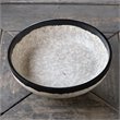 Uttermost Rastia Transitional Resin and Coral Terrazzo Bowl in Beige/Black