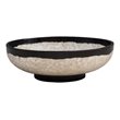 Uttermost Rastia Transitional Resin and Coral Terrazzo Bowl in Beige/Black
