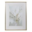 Uttermost Ethos Wood and Glass Framed Abstract Print in Gray/Gold