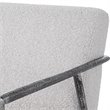 Uttermost Brisbane Cast Iron Accent Chair in Casual Ivory/Warm Gray