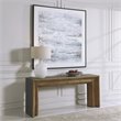 Uttermost Vail Reclaimed Wood and Concrete Console Table in Gray