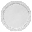 Uttermost Mariner Round Natural Woven Banana and Rattan Mirror in White