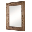 Uttermost Rennick Farmhouse Reclaimed Pine Wood Mirror in Natural Finish