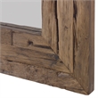 Uttermost Rennick Farmhouse Reclaimed Pine Wood Mirror in Natural Finish