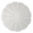 Uttermost Petal Contemporary Style Ricestone Bowl in White Finish