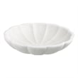 Uttermost Petal Contemporary Style Ricestone Bowl in White Finish