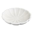 Uttermost Petal Contemporary Style Ricestone Bowl in White Finish