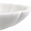 Uttermost Petal Contemporary Style Ricestone Bowl in White Finish
