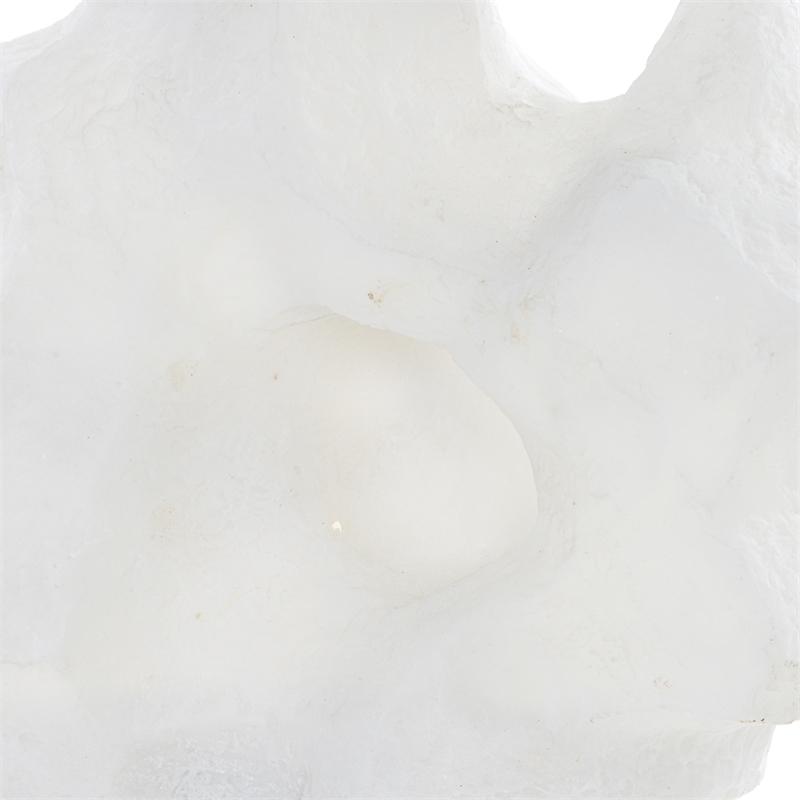 Uttermost Remnant Contemporary Man-made Stone Sculptures in White (Set of 2)