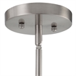 Uttermost Manheim 1-Light Contemporary Metal Cylinder Pendant in Nickel