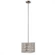 Uttermost Pendleton 1-Light Contemporary Metal Pendant in Nickel
