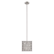 Uttermost Pendleton 1-Light Contemporary Metal Pendant in Nickel