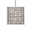 Uttermost Pendleton 1-Light Contemporary Metal Pendant in Nickel