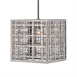Uttermost Pendleton 1-Light Contemporary Metal Pendant in Nickel