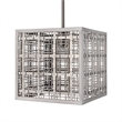 Uttermost Pendleton 1-Light Contemporary Metal Pendant in Nickel