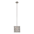 Uttermost Pendleton 1-Light Contemporary Metal Pendant in Nickel