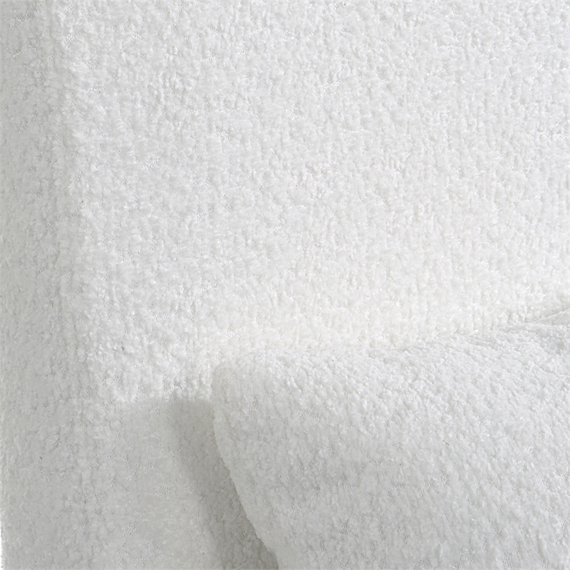 Uttermost Coley Contemporary Style Wood and Fabric Armless Chair in White