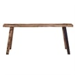 Uttermost Paddock Farmhouse Pine Wood Bench in Natural Finish