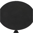 Uttermost Midnight Contemporary Steel Metal Accent Table in Black