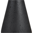 Uttermost Midnight Contemporary Steel Metal Accent Table in Black