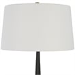 Uttermost Miraz Contemporary Iron and Marble Floor Lamp in Black Finish