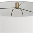 Uttermost Miraz Contemporary Iron and Marble Floor Lamp in Black Finish