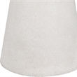 Uttermost Sharma Transitional Rice Resin and Iron Metal Table Lamp in White