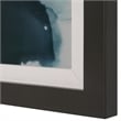 Uttermost Telescopic Abstract Framed Prints in Black/Blue/Brown/White (Set of 2)