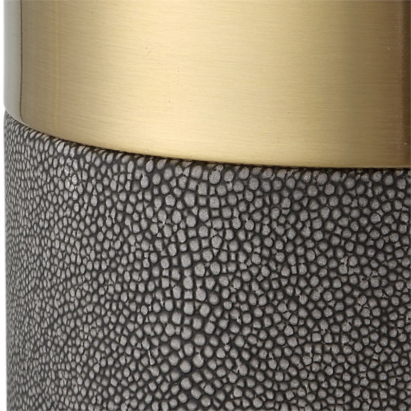 Uttermost Wessex Contemporary Metal and Plastic Candleholders - Brown (Set of 2)