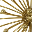 Uttermost Aga Contemporary Metal Wall Decor in Plated Gold (Set of 3)