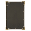 Uttermost Malik Transitional MDF and Metal Mirror in White Finish