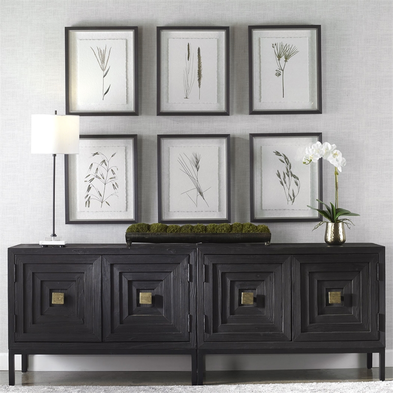 Uttermost Forest Finds Plastic and Paper Framed Prints in Brown/Green (Set of 6)