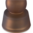 Uttermost Cassiopeia Butter Rum Glass Candleholders in Brown (Set of 3)