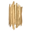 Uttermost Golden Gate 2-Light Contemporary Metal Steel Sconce in Gold