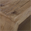 Uttermost Connor Contemporary Reclaimed Elm Wood Bench in Woodtone Brown