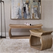 Uttermost Connor Contemporary Reclaimed Elm Wood Bench in Woodtone Brown