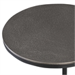 Uttermost Brunei Contemporary Metal and Aluminum Accent Table in Black/Silver