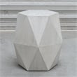 Uttermost Volker Contemporary Wood Geometric Accent Table in White