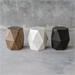 Uttermost Volker Contemporary Wood Geometric Accent Table in Woodtone Brown