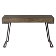 Uttermost Comrade Contemporary Wood and Metal Desk in Woodtone Gray